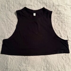Lululemon top, black, size 8